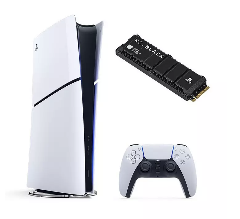 بلاي ستيشن 5، ديجيتال، مع سانديسك 2 تيرا و يد تحكم عن بعد